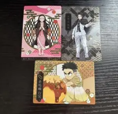 鬼滅の刃 銀だこ 無惨 禰豆子　悲鳴嶼行冥　カード