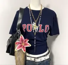 polo ラルフローレン Tシャツ　ピチ　ビックポニー　 y2k グランジ