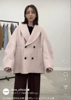 MINAMI TANAKA × CLANE OVER TWEED COAT