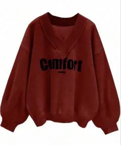 SHEIN Vネック スウェット