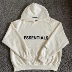 ESSENTIALS クリーム色 パーカー