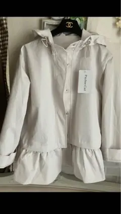 しまむら　マウンテンパーカー裾フリル✨タグ付未使用