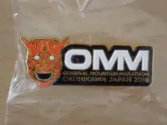 OMM オリジナルマウンテンマラソン バッジ 奥三河 2019 ピンバッジ