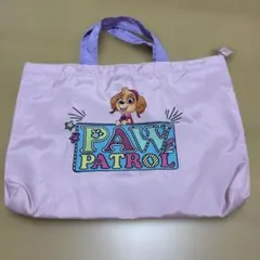 パウパトロール トートバッグ 薄紫　パープル　ピンク