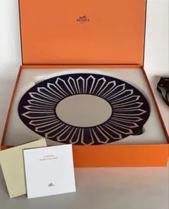 【新品】HERMES エルメス　ヴォヤージュ　アン　イカット　プレート　27cm 新品】HERMES エルメス ヴォヤージュ アン イカット プレート 27cm