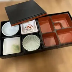 松花堂弁当箱 漆器 陶器中子付き 竹すのこセット 新品 松花堂弁当箱 漆器 陶器中子付き 竹すのこセット 新品 - メルカリ
