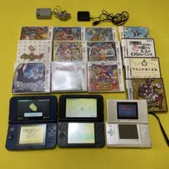 ニンテンドー3DS LL 青 本体とゲームソフト多数