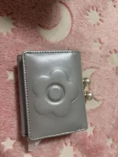 マリークワント水色3つ折り財布