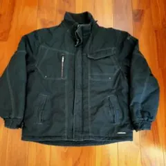 ブラック LL 黒ジャンパー　防寒服 防寒着　作業着　作業服　仕事着　上着