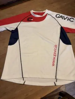 GAViC メッシュ半袖シャツ ホワイト/レッド/ネイビーのサムネイル