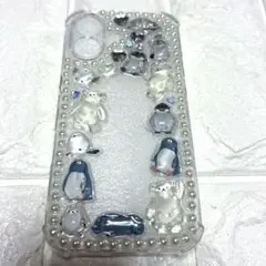 iPhone17ケース 透明感パーツ推し写真が挟めるハンドメイド作品