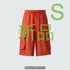 ユニクロc ワイドフィットカーゴハーフパンツ