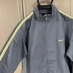NIKE/ナイキ 00s トラックジャケット Mサイズ/グレー/シルバータグ
