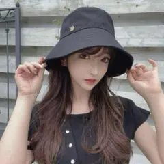 Riu バケットハット バケハ 黒