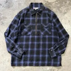 XLARGE エクストララージ ハーフジップ シャツ L