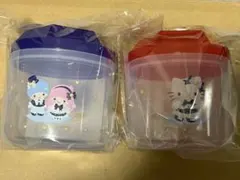 サンリオ Happy くじ キャニスター キキララ、キティ2点セット