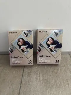 FUJIFILM instax mini ソフトグリッター 2個セット‼️