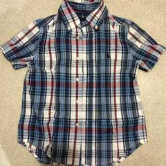 美品✴︎ ラルフローレン 半袖シャツ チェックシャツ 4T