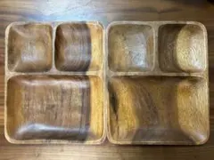 ニトリ 木製 カフェ プレート 食器2枚のサムネイル