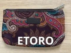 ETORO ペイズリー柄 ポーチのサムネイル