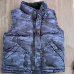 GapKids 迷彩 ダウンベスト 150cm