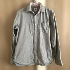 美品 アーノルドパーマータイムレス シャツ 4 XL グレー 傘ロゴ刺繍