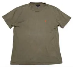 90s polo by ralph lauren ロゴ ブラウン tシャツ
