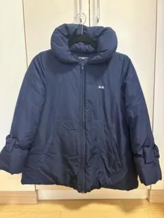 BeBe リボン付きダウンコート 150 ネイビー