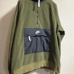 Nike フリースジャケット Lサイズ オリーブグリーン