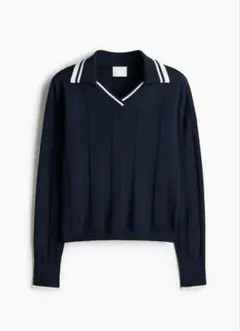 襟付きセーター