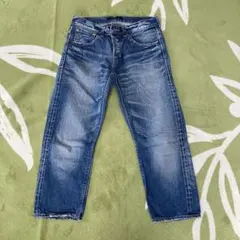 ジョンブル AP861 七分丈 クロップド デニムパンツのサムネイル