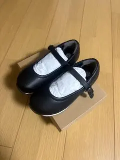 値下げしました！　新品　アシックス ブラック フォーマルシューズ　19.5cm