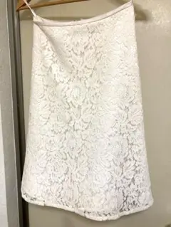 オフホワイト⭐︎レーススカート(ロペ・ピクニック)38