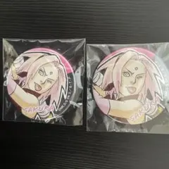 NARUTO春野サクラ 缶バッジ2個セット