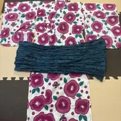 デビロック　花柄浴衣（120サイズ）