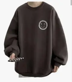 上品ブラウンオーバーサイズスウェット2XL