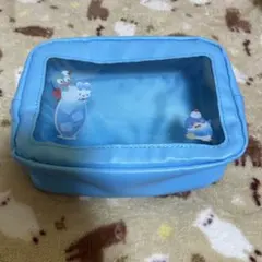 サンリオ 水色 ポーチ
