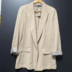 ZARA ザラ テーラードジャケット ベージュ Mサイズ 新品