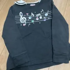 メゾピアノ　音符　トレーナー　セーラー襟