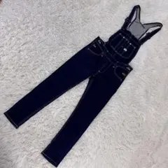 新品　LEE リー オーバオール サロペット スキニーデニム M日本製 濃紺