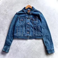 LEVIS リーバイス デニムジャケット M ストレッチ 赤耳 ブルー 洗える