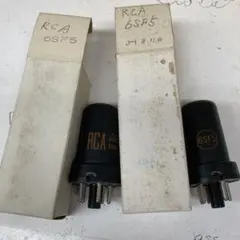 中古真空管 (1) RCA 6C5 8個 箱入り