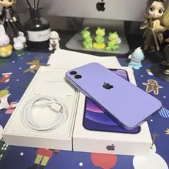 Apple iPhone 12 miniパープル 本体 充電ケーブル付き - メルカリ