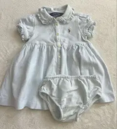 Ralph Lauren ライトブルーワンピース 80