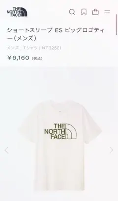 新品タグ付き THE NORTH FACE ビッグロゴTシャツ