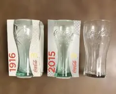 コカ・コーラ グラス3個セット 1916 2015 東京2020 未使用品