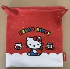 フードオロジー コレオロジー　キティ　韓国限定ノベルティ　オリヤン　巾着ポーチのサムネイル