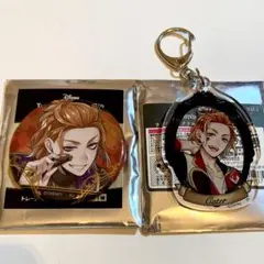 ツイステ　ケイト　缶バッチ&アクキー