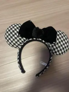 ディズニーカチューシャ　千鳥柄