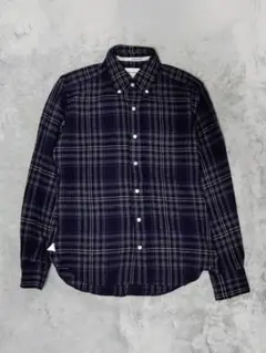 マーカウェア　シャツ　2　ブラック　ウール100 マーカウェア シャツ 2 ブラック ウール100 マーカウェア シャツ